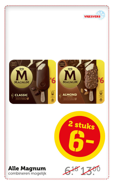 Magnum   ijslollies, ijsspecialiteit folder aanbieding bij  Coop - details