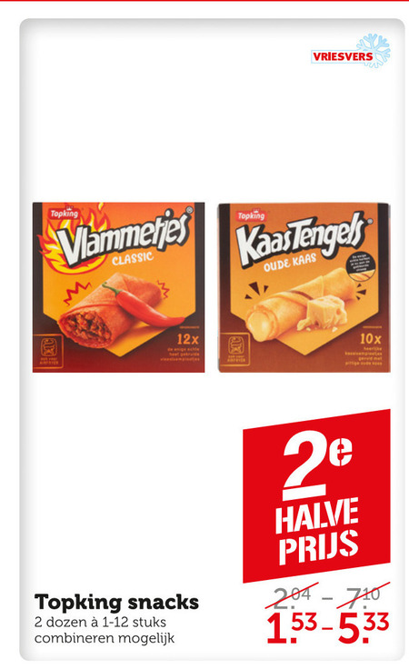 Topking   snack folder aanbieding bij  Coop - details