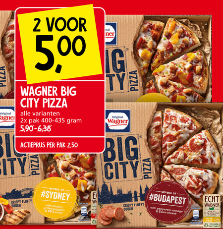 Wagner   diepvriespizza folder aanbieding bij  Jan Linders - details