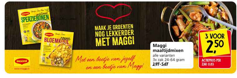 Maggi   maaltijdmix folder aanbieding bij  Jan Linders - details