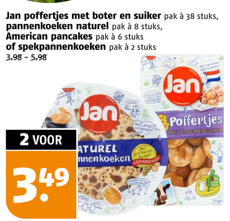 Jan   pannenkoek, poffertjes folder aanbieding bij  Poiesz - details