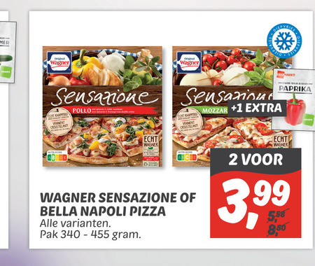 Wagner   diepvriespizza folder aanbieding bij  Dekamarkt - details