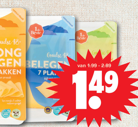 1 De Beste   kaasplakken folder aanbieding bij  Dirk - details