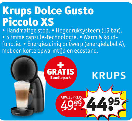 Krups   dolce gusto folder aanbieding bij  Kruidvat - details