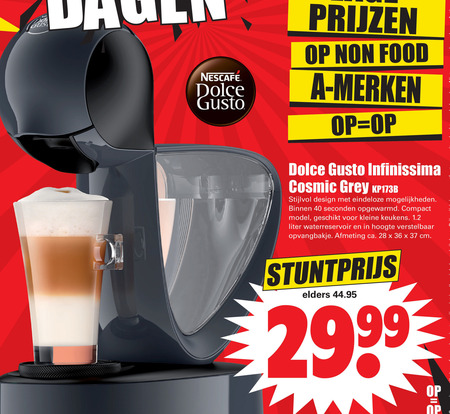 Krups   dolce gusto apparaat folder aanbieding bij  Dirk - details