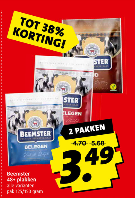 Beemster   kaasplakken folder aanbieding bij  Boni - details