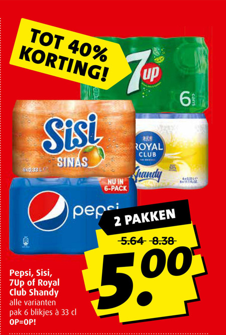 7-Up   frisdrank, cola folder aanbieding bij  Boni - details