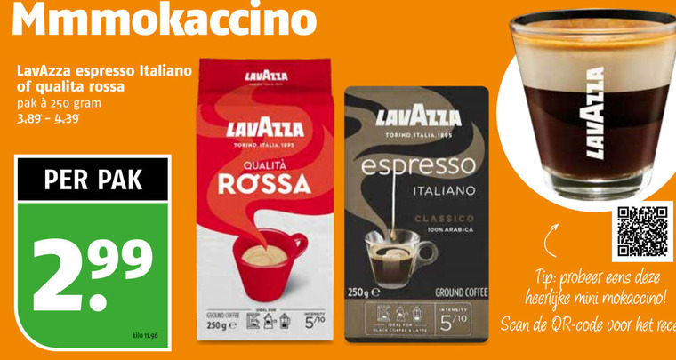 Lavazza   koffie folder aanbieding bij  Poiesz - details