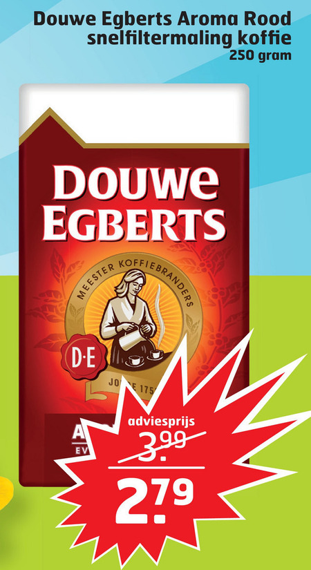 Douwe Egberts   koffie folder aanbieding bij  Trekpleister - details