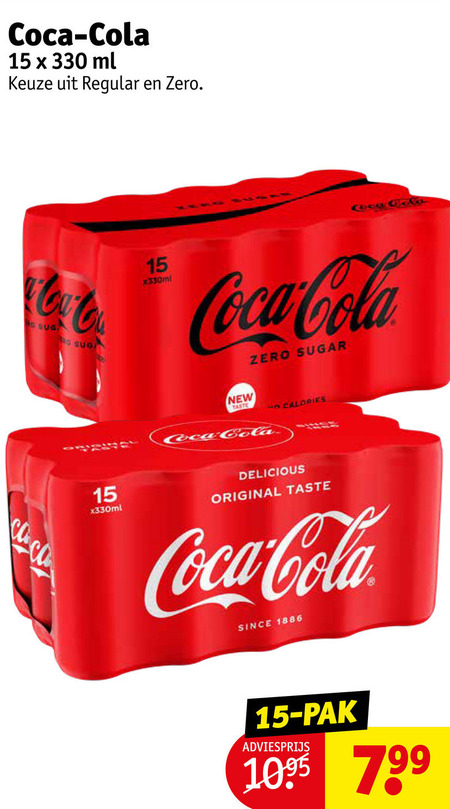 Coca-Cola   cola folder aanbieding bij  Kruidvat - details