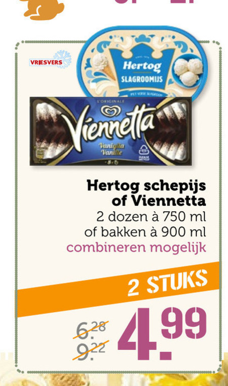 Ola Viennetta   ijstaart, ijsspecialiteit folder aanbieding bij  Coop - details