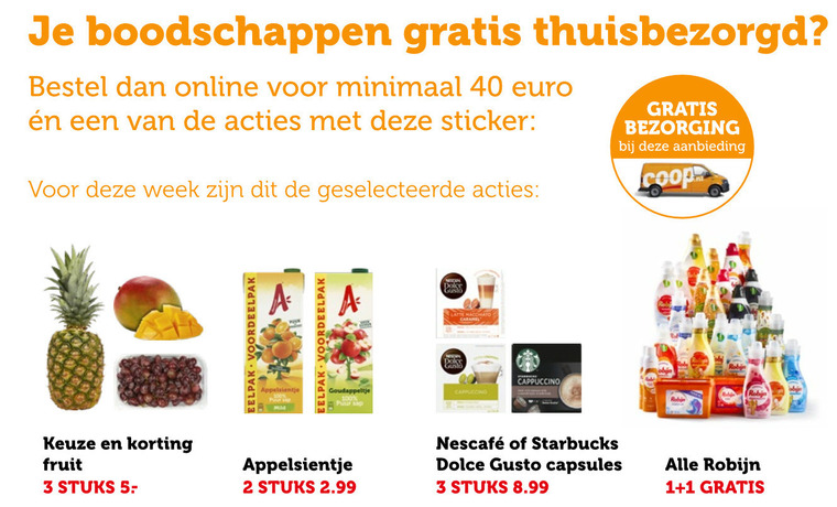 Nescafe   dolce gusto capsules folder aanbieding bij  Coop - details