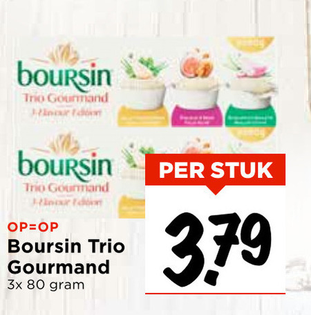 Boursin   roomkaas folder aanbieding bij  Vomar - details