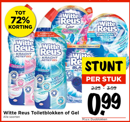 Witte Reus   toiletblok folder aanbieding bij  Vomar - details