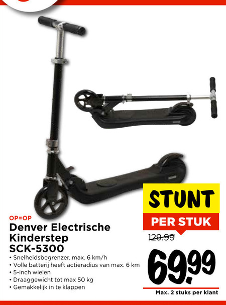 Denver   kinderstep folder aanbieding bij  Vomar - details