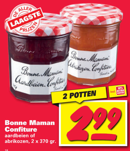 Bonne Maman   jam folder aanbieding bij  Nettorama - details