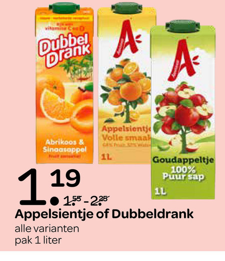 Appelsientje   fruitdrank folder aanbieding bij  Spar - details