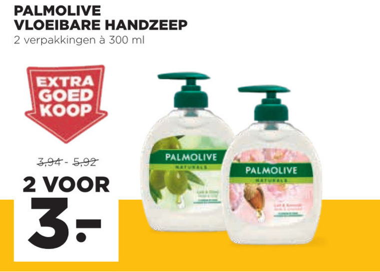 Palmolive   handzeep folder aanbieding bij  Jumbo - details