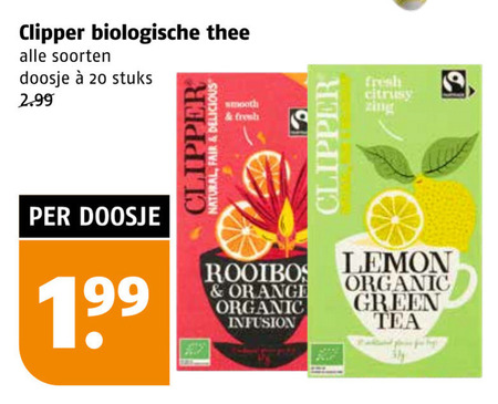 Clipper   thee folder aanbieding bij  Poiesz - details