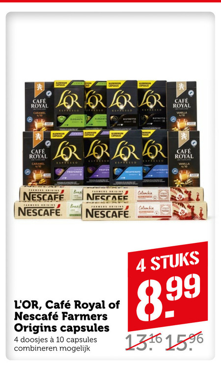 Nescafe   dolce gusto capsules folder aanbieding bij  Coop - details