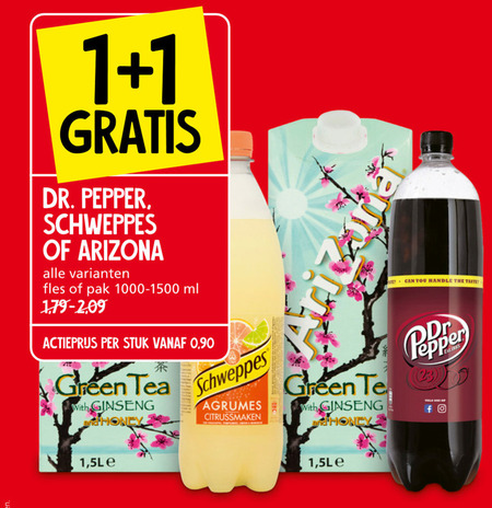 Dr Pepper   frisdrank, ice tea folder aanbieding bij  Jan Linders - details