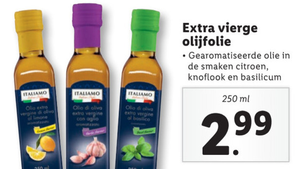 Italiamo   olijfolie folder aanbieding bij  Lidl - details