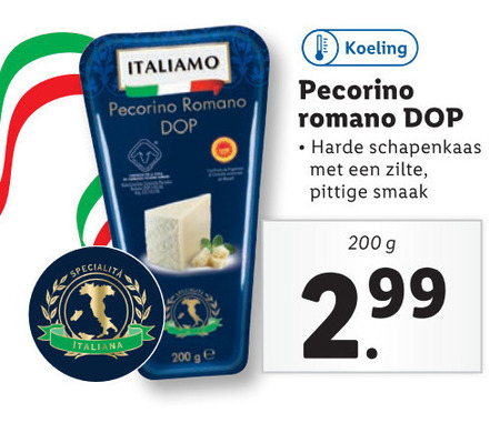 Italiamo   pecorino folder aanbieding bij  Lidl - details