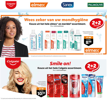 Colgate   tandpasta folder aanbieding bij  Trekpleister - details