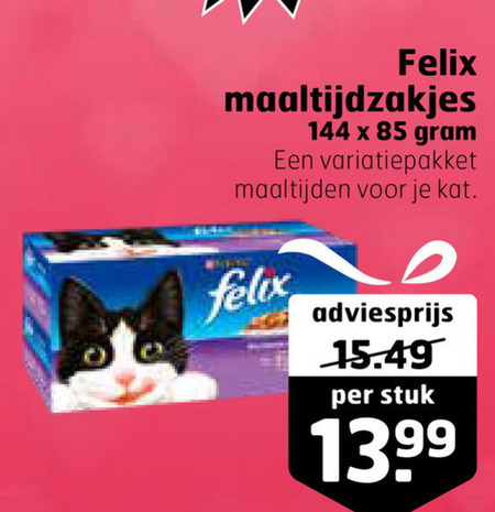 Latijns Moet Distilleren Felix kattenvoer folder aanbieding bij Trekpleister - details