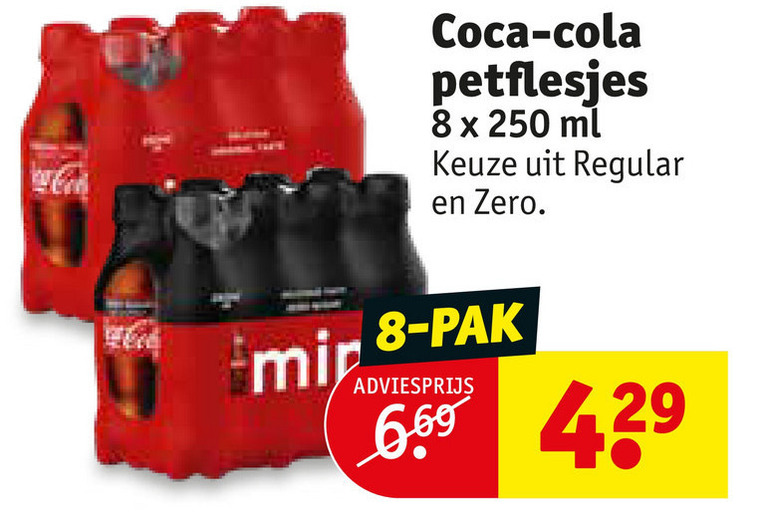 Coca-Cola   cola folder aanbieding bij  Kruidvat - details