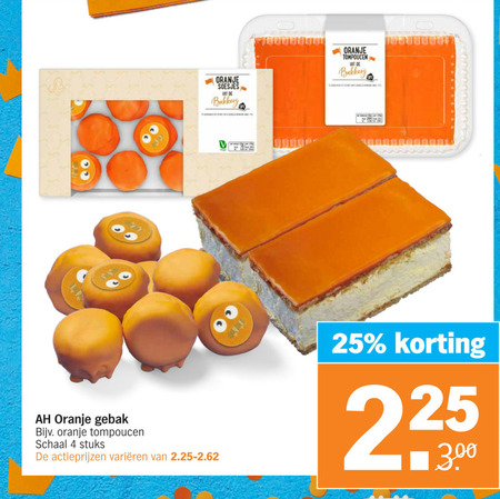 Albert Heijn Huismerk   tompouce, gebak folder aanbieding bij  Albert Heijn - details