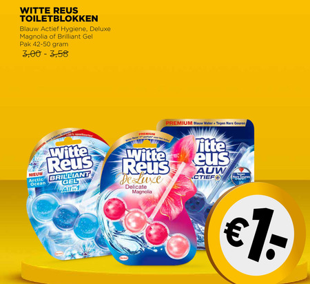 Witte Reus   toiletblok folder aanbieding bij  Jumbo - details