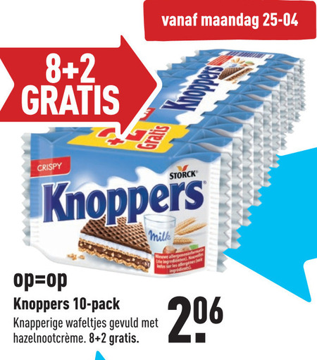 Knoppers   wafels folder aanbieding bij  Aldi - details