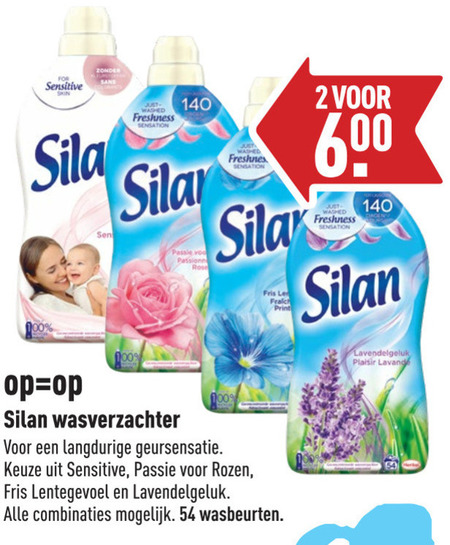 Silan   wasverzachter folder aanbieding bij  Aldi - details