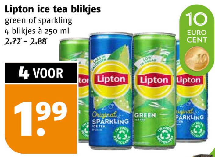 Lipton   ice tea folder aanbieding bij  Poiesz - details