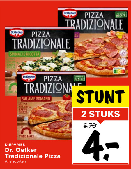 Dr Oetker   diepvriespizza folder aanbieding bij  Vomar - details