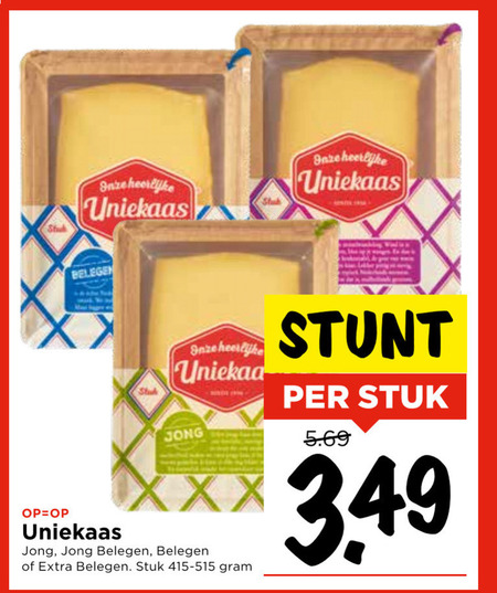 Uniekaas   kaas folder aanbieding bij  Vomar - details