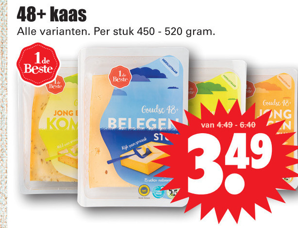 1 De Beste   kaas folder aanbieding bij  Dirk - details