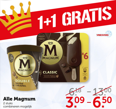 Magnum   ijsspecialiteit, ijslollies folder aanbieding bij  Coop - details