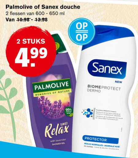 Palmolive   douchegel folder aanbieding bij  Hoogvliet - details