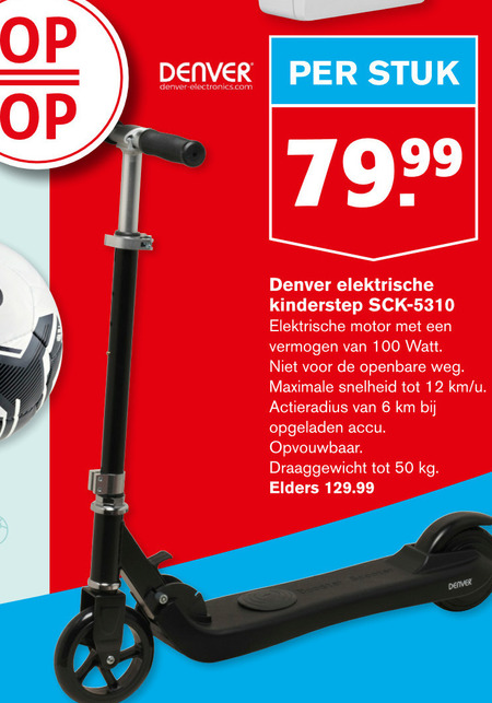 Denver   kinderstep folder aanbieding bij  Hoogvliet - details