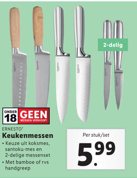 Ernesto   keukenmes folder aanbieding bij  Lidl - details