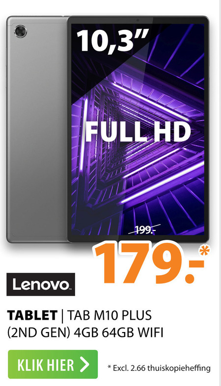 Lenovo   tablet folder aanbieding bij  Expert - details