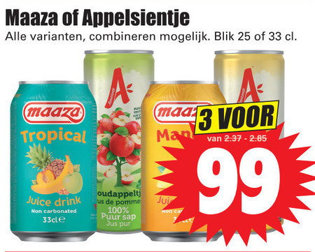 Appelsientje   fruitdrank folder aanbieding bij  Dirk - details