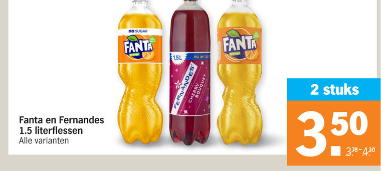 Fanta   frisdrank folder aanbieding bij  Albert Heijn - details