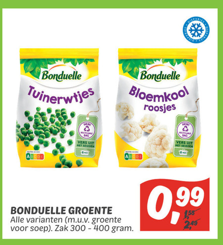 Bonduelle   diepvriesgroente folder aanbieding bij  Dekamarkt - details