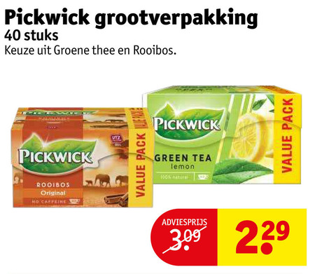 Pickwick   thee folder aanbieding bij  Kruidvat - details