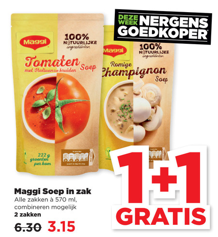 Maggi   soep folder aanbieding bij  Plus - details