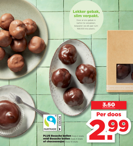 Plus Huismerk   moorkop, slagroomsoesjes folder aanbieding bij  Plus - details