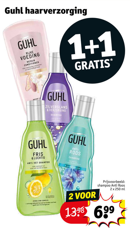 Guhl   conditioner, haarverzorging folder aanbieding bij  Kruidvat - details